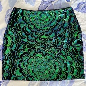 NWT H&M Holographic Mermaid Skirt Size Small